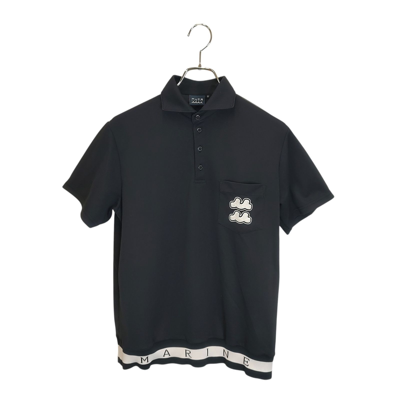 muta MARINE GOLF ムータ マリン ゴルフ TWIN WAVE ヘムリブ 半袖