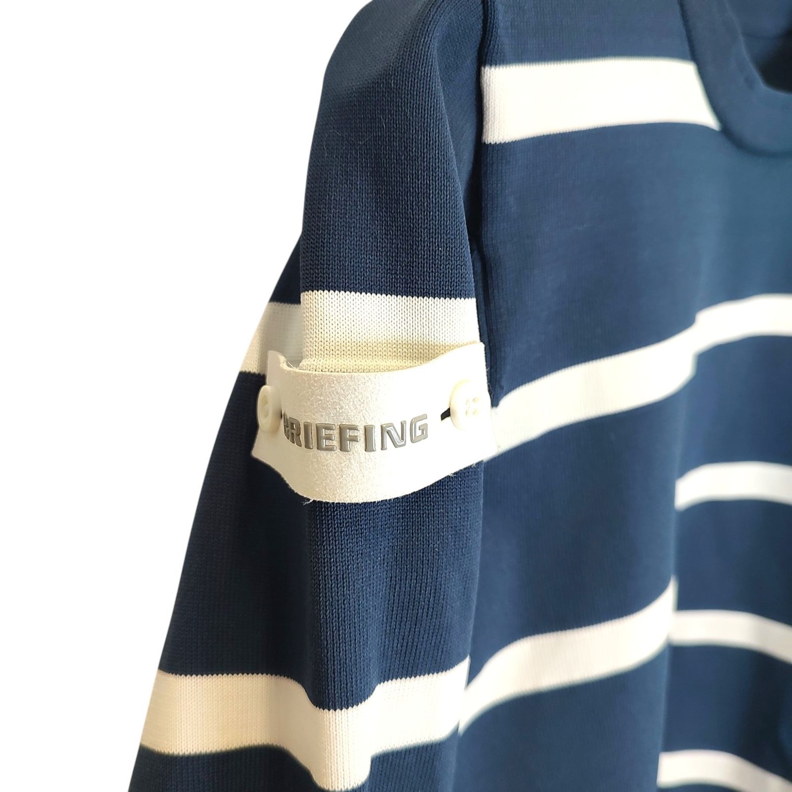 BRIEFING GOLF ブリーフィングゴルフ 23SS WR STRIPE CREW NECK KNIT