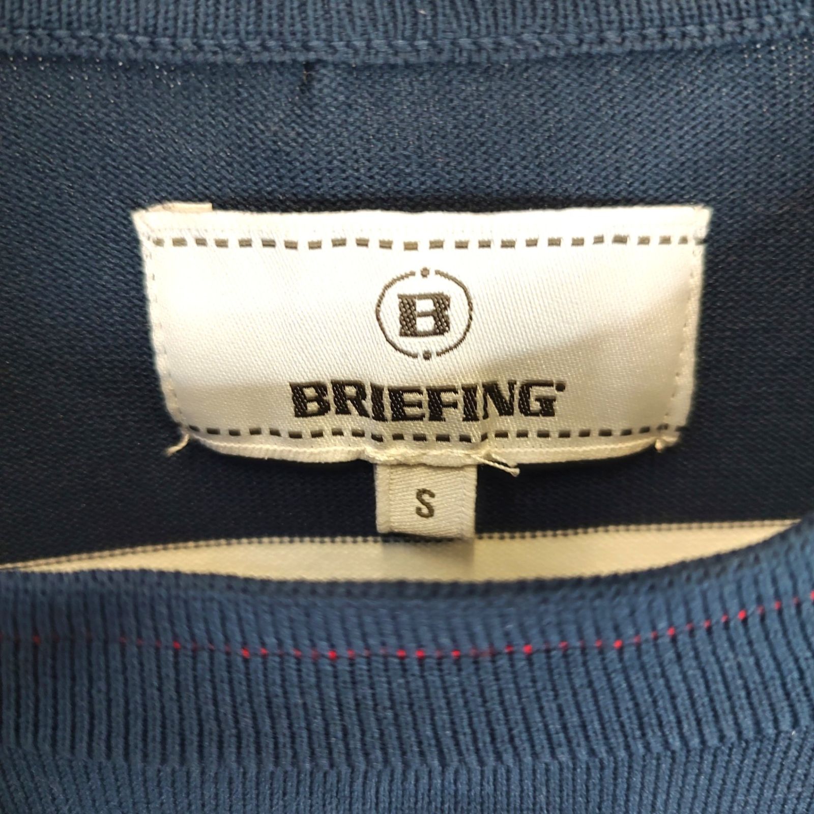 BRIEFING GOLF ブリーフィングゴルフ 23SS WR STRIPE CREW NECK KNIT