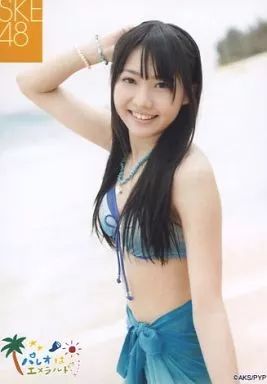 中古】生写真(AKB48・SKE48) 木崎ゆりあ/水着・膝上・右手頭/「パレオ