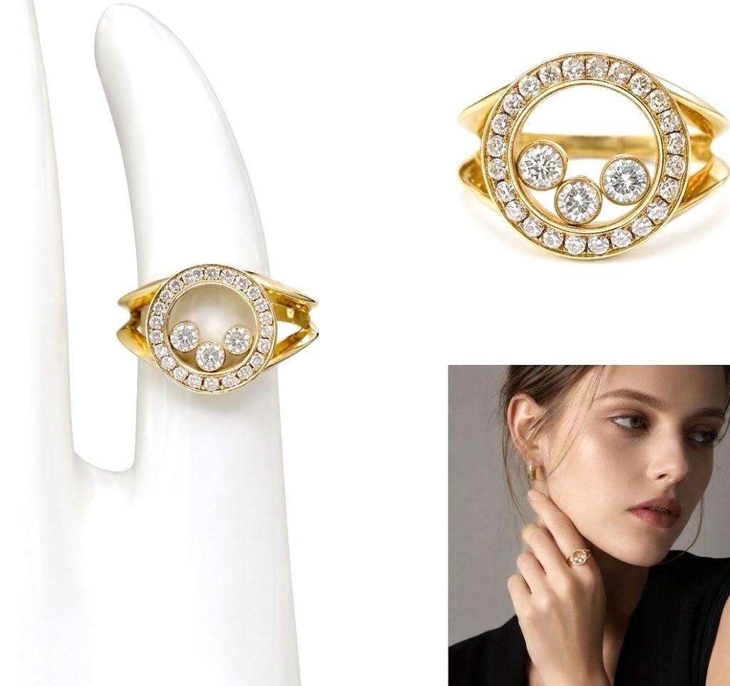 Chopard ショパール ハッピーダイヤモンド アイコン リング K18