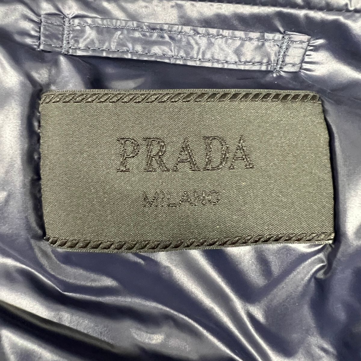 PRADA 希少 極美品 プラダ トライアングルロゴ キルティング ダウン 