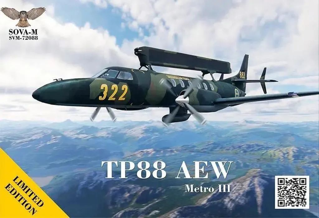 【新品】プラモデル 1/72 スウェーデンTP-88AEW早期警戒機・MetroIII(SOVA-M) [MVS72088]