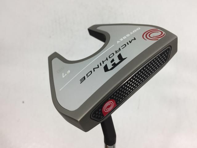 返品OK 【中古ゴルフクラブ】【超美品】オデッセイ MICROHINGE (マイクロヒンジ) #7 S パター 2025 オリジナルスチール パター