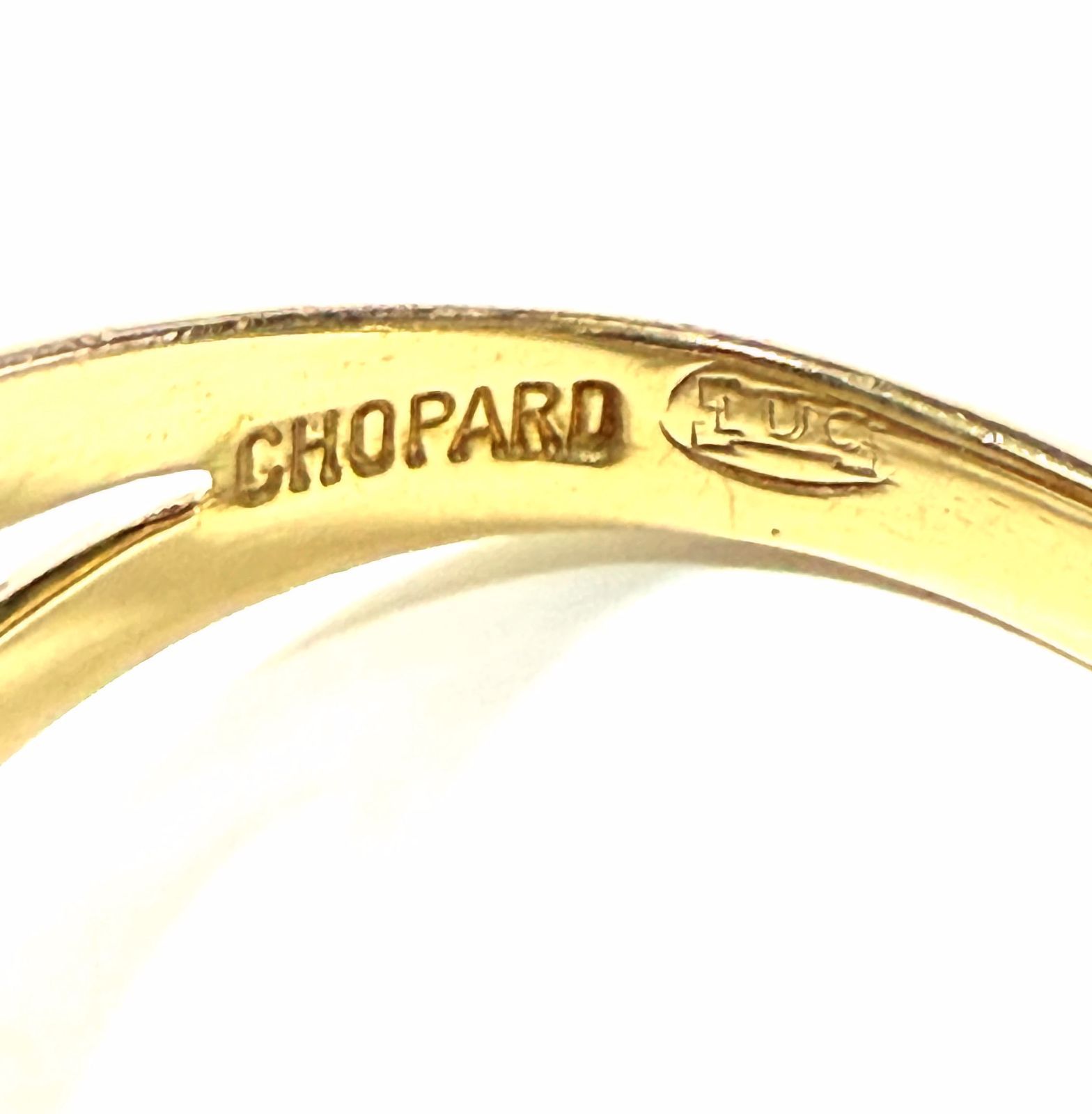 Chopard ショパール ハッピーダイヤモンド アイコン リング K18