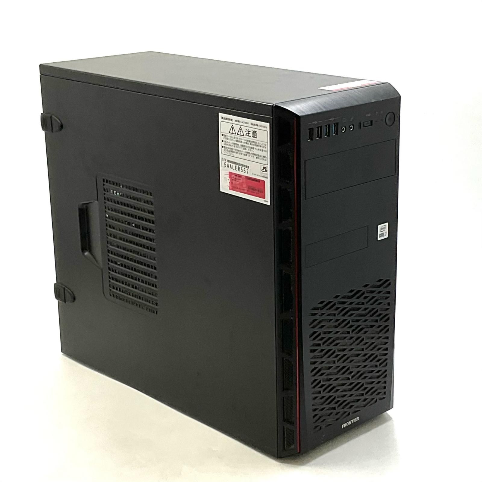 【全額返金保証】【最速発送】フロンティア ゲーミングデスクトップPC i7-10700F 32GB M.2 SSD 1TB RTX 3060 12GB 動作確認済