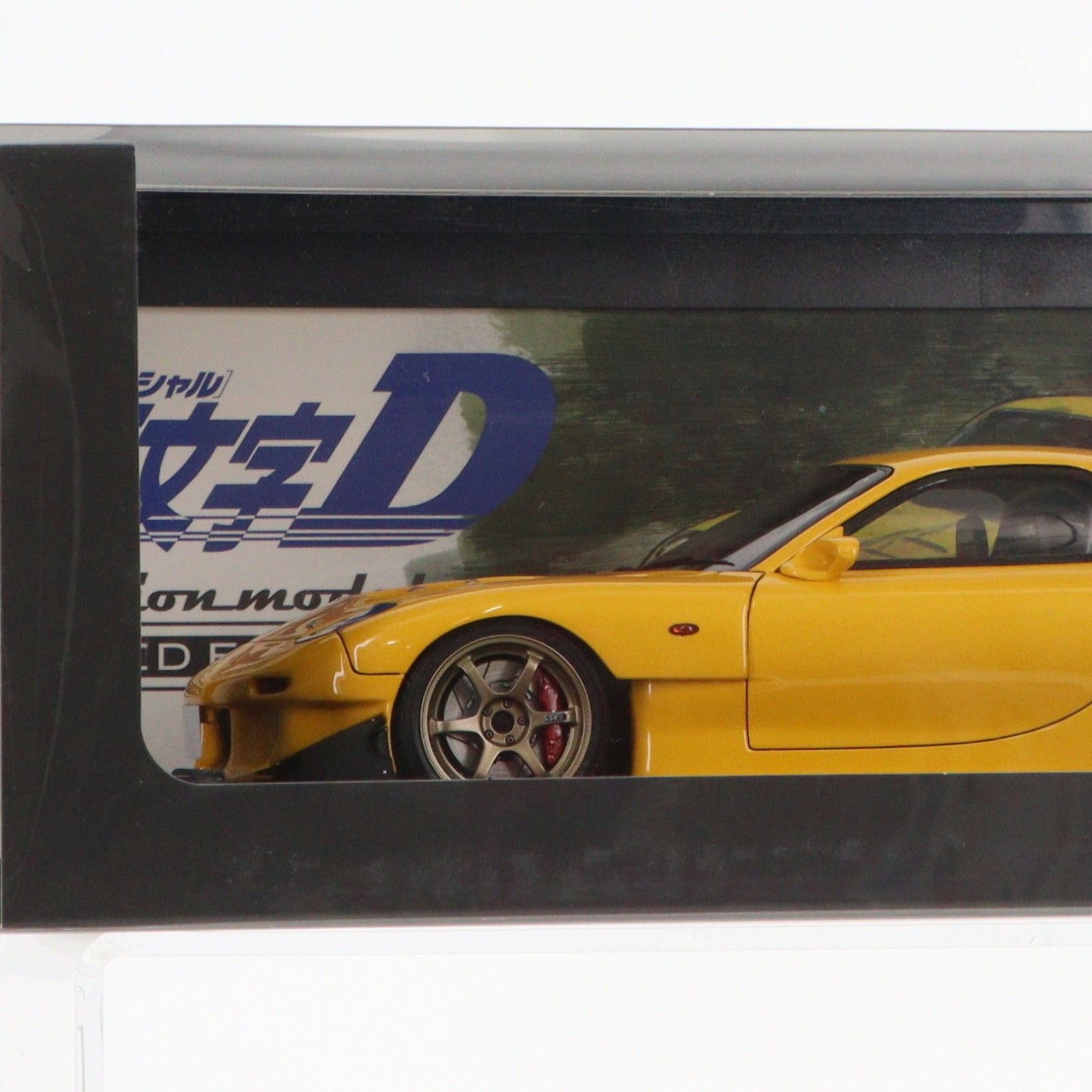1/18 INITIAL D Mazda RX-7 (FD3S) Yellow 頭文字D(イニシャルD) 完成