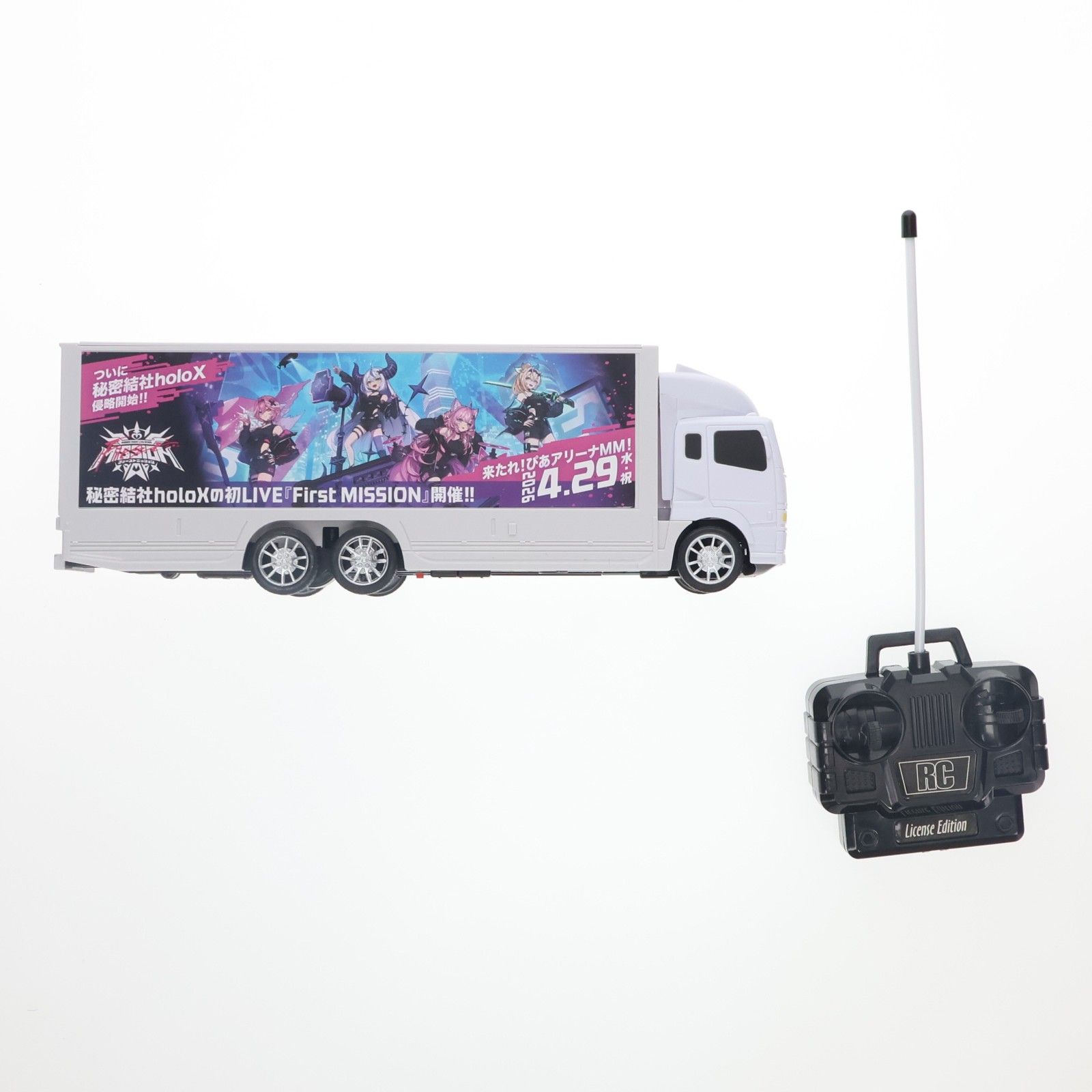 GiGO限定 秘密結社holoX RCアドトラック(ホワイト) 27MHz仕様 ホロ