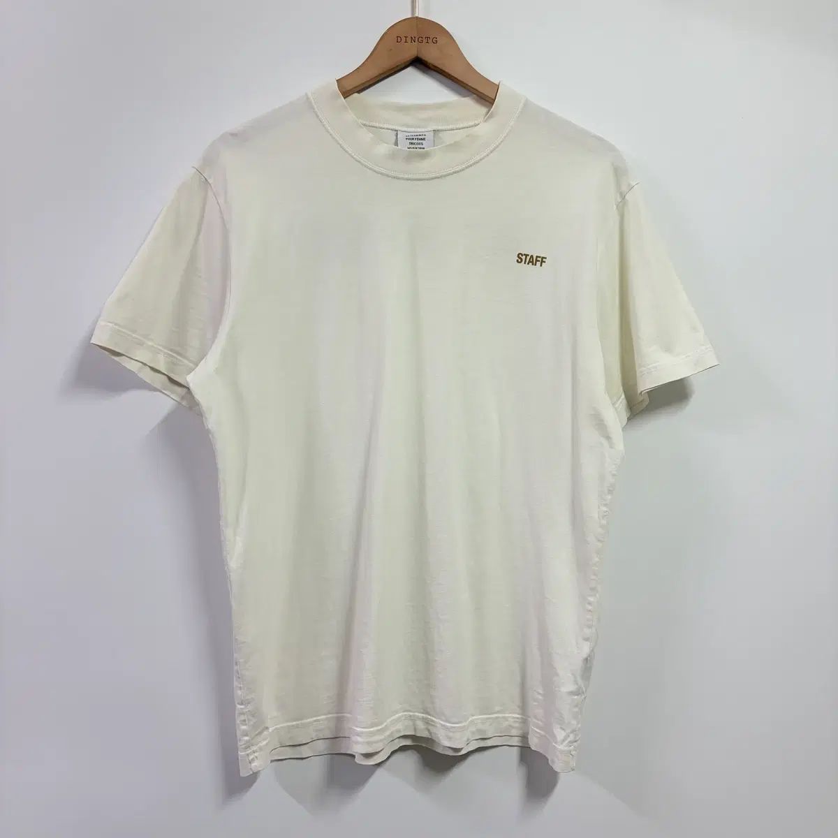 L VETEMENTS ヴェトモン 18ss スタッフ 半袖 Tシャツ