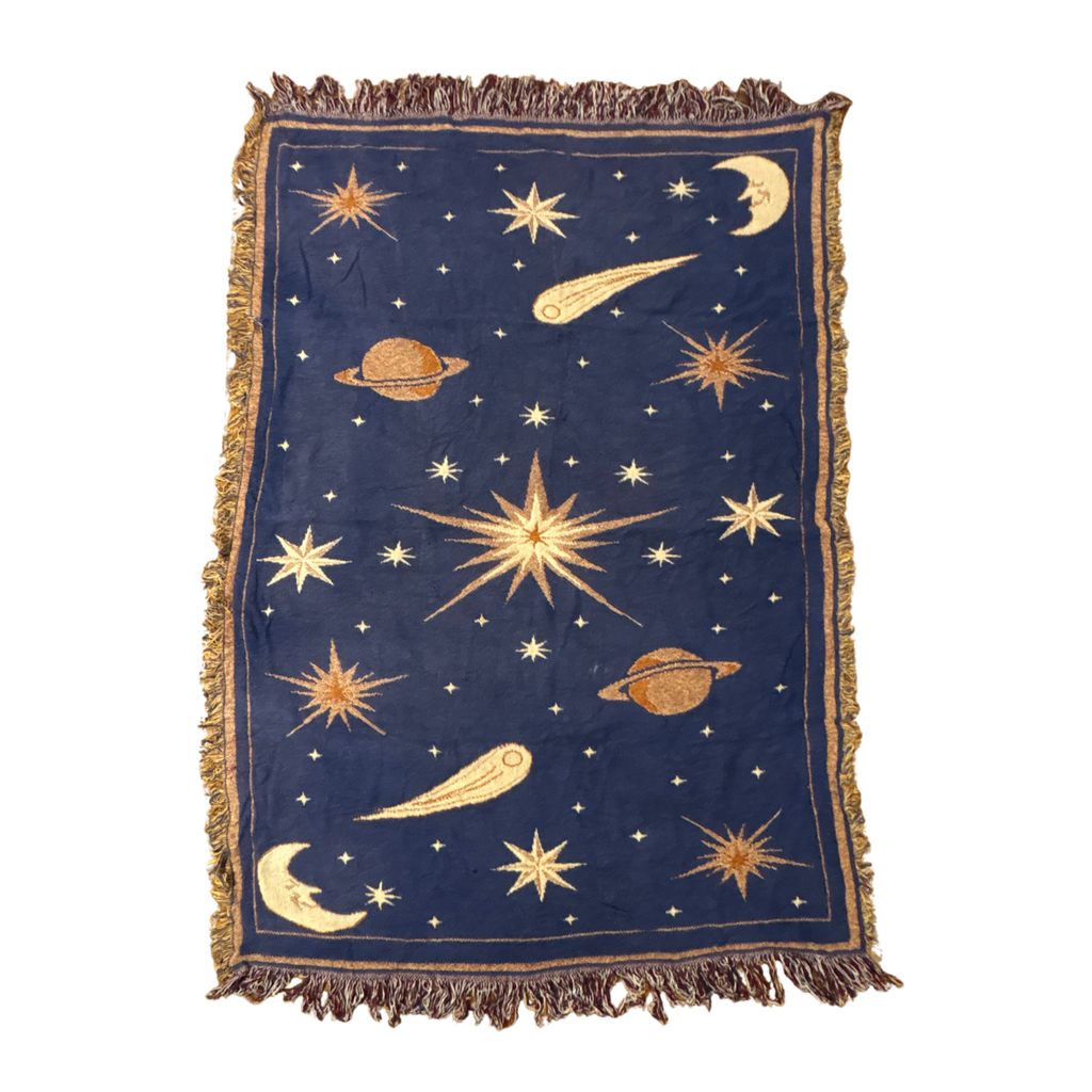 vintageラグ ブランケット マルチカバー タペストリー 太陽 月 天体 ボヘミアン 宇宙 Rug Blanket Sun Moon 3435 7,700円