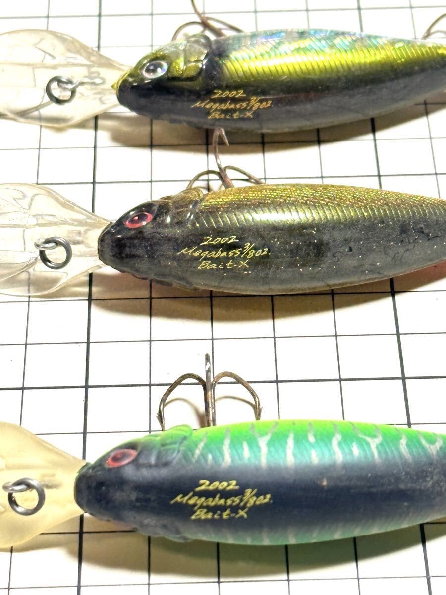 MEGABASS メガバス ハード ルアー 3点セット Bait-X ベイト エックス