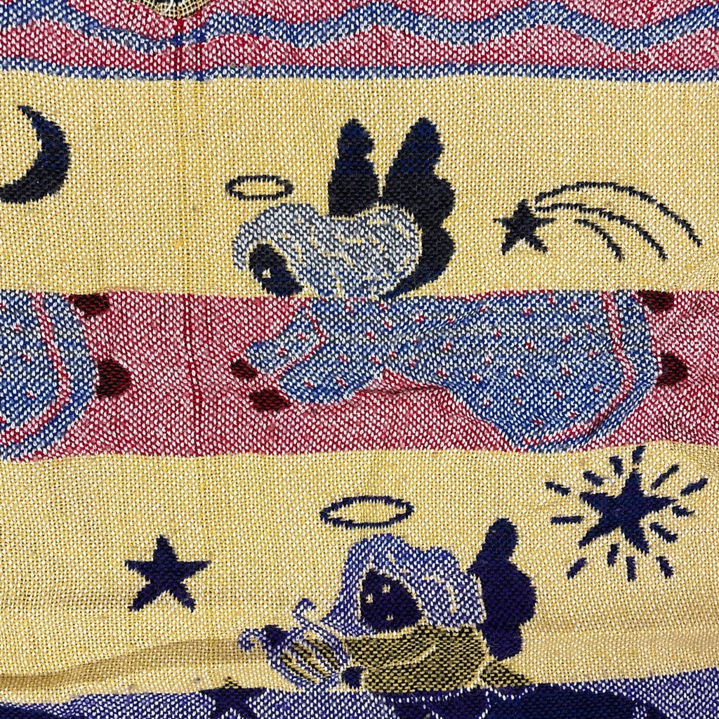 vintageラグ ブランケット マルチカバー タペストリー 天使 エンジェル