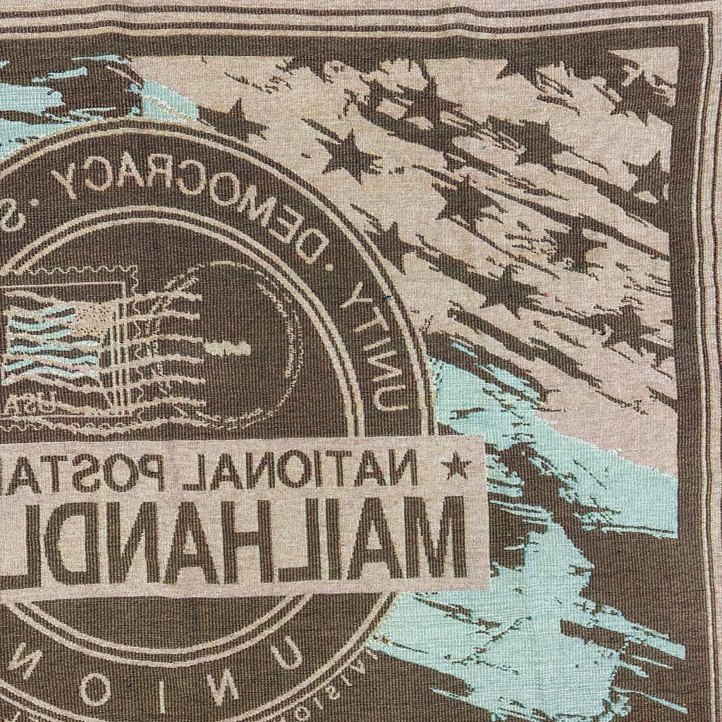 vintageラグ ブランケット マルチカバー タペストリー 米国郵便組合