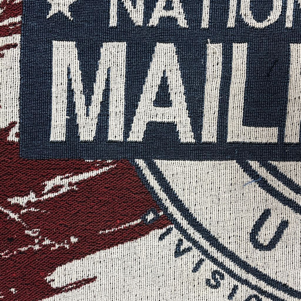 vintageラグ ブランケット マルチカバー タペストリー 米国郵便組合