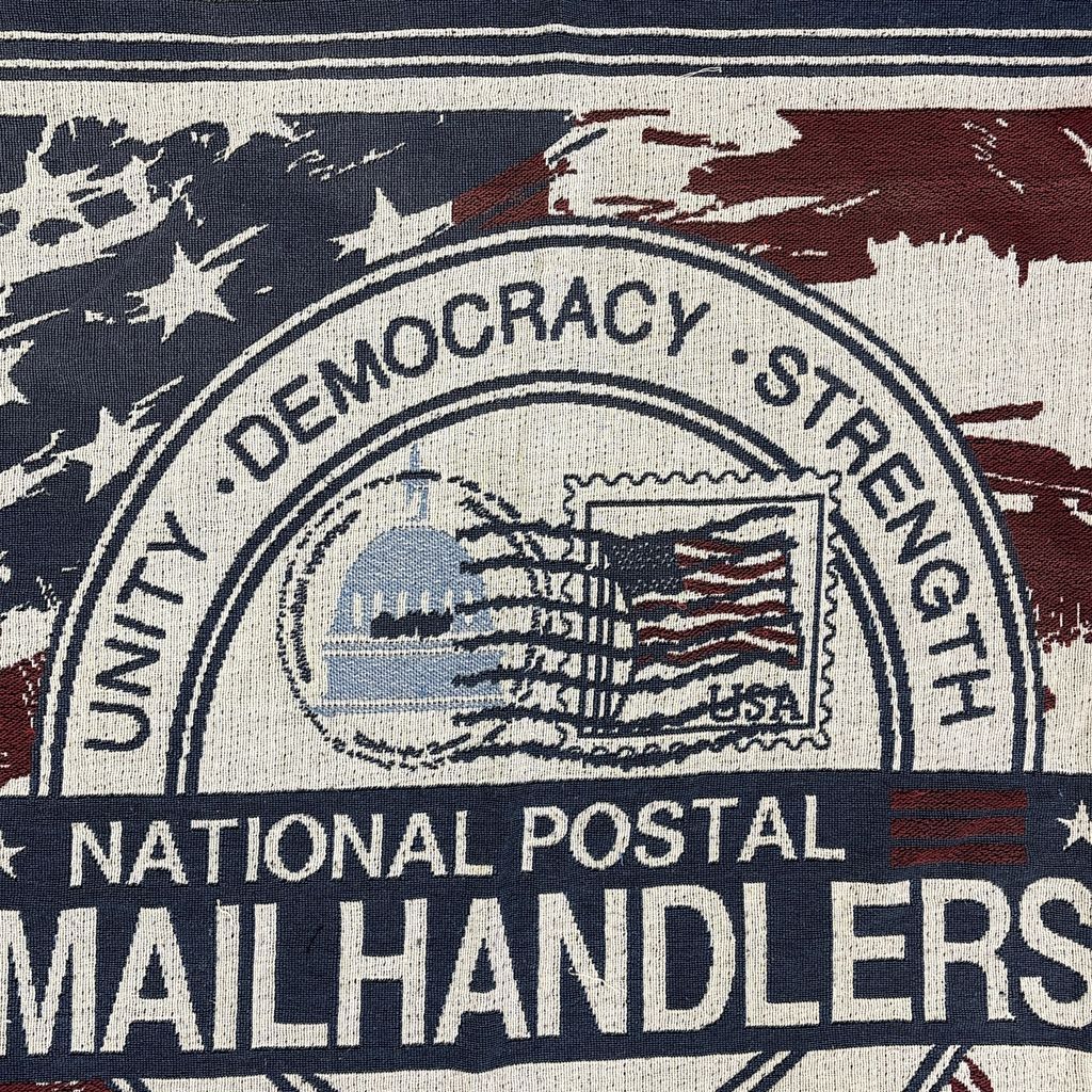 vintageラグ ブランケット マルチカバー タペストリー 米国郵便組合