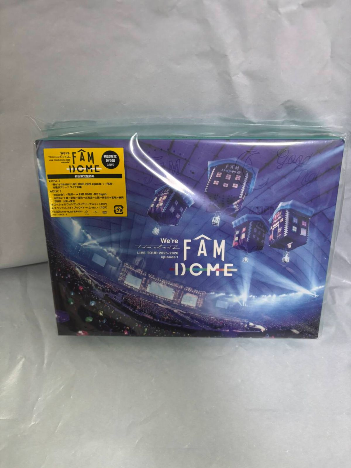 新品未開封 We're FAM DOME LIVE TOUR初回限定盤 DVD - メルカリ