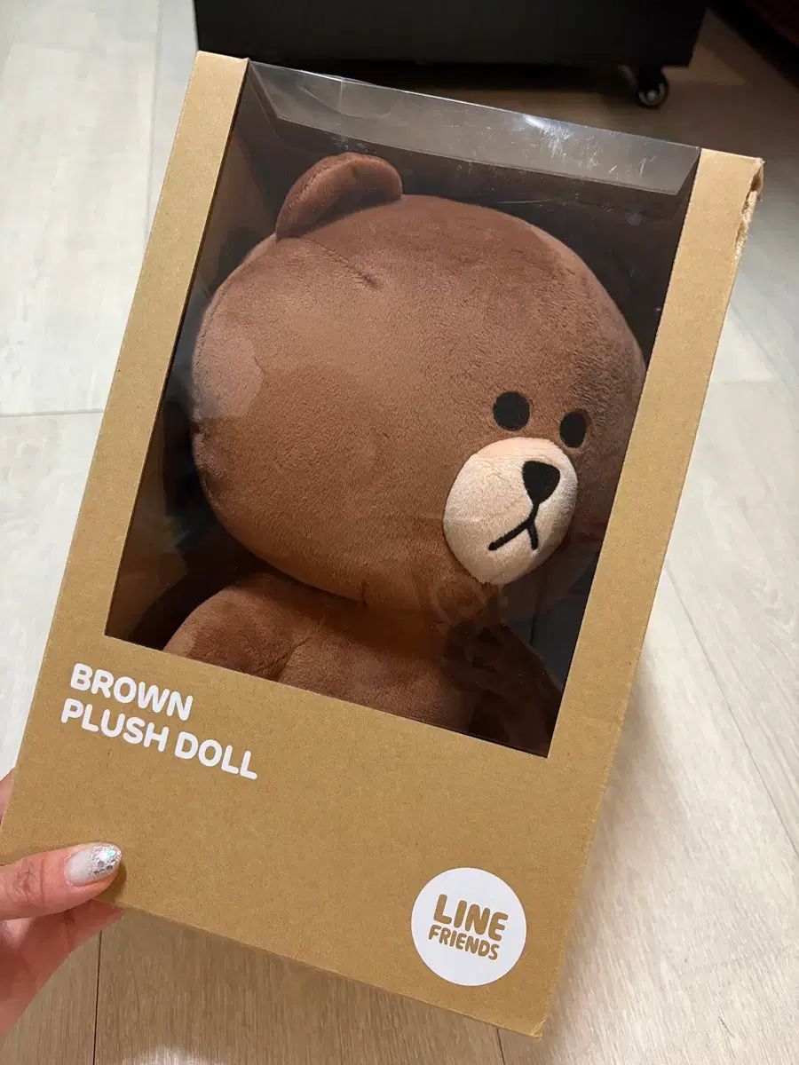 ブラウン LINE FRIENDS ぬいぐるみ ラインフレンズ : line - LINE