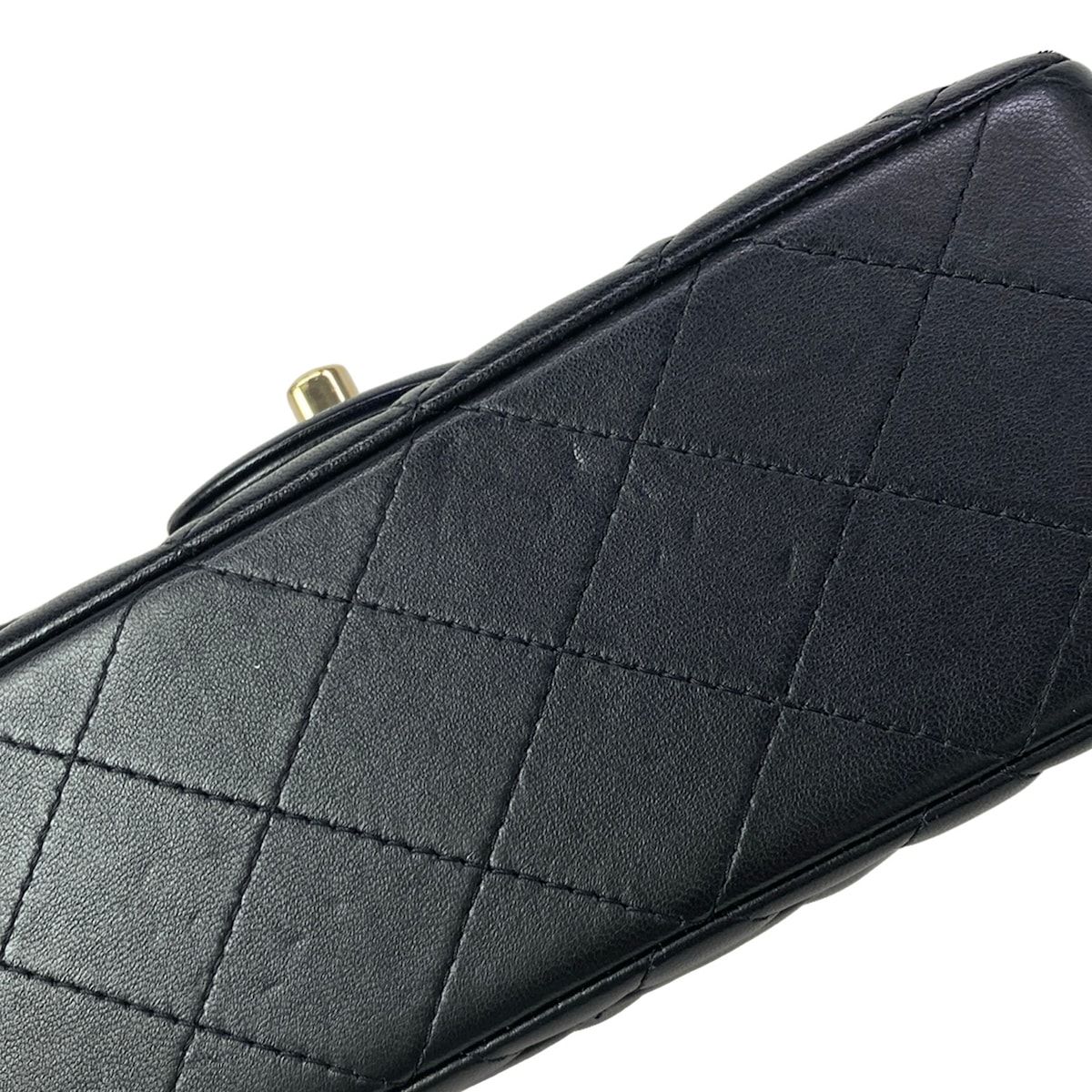 シャネル ショルダーバッグ マトラッセ/トップハンドル ミニ フラップ 
