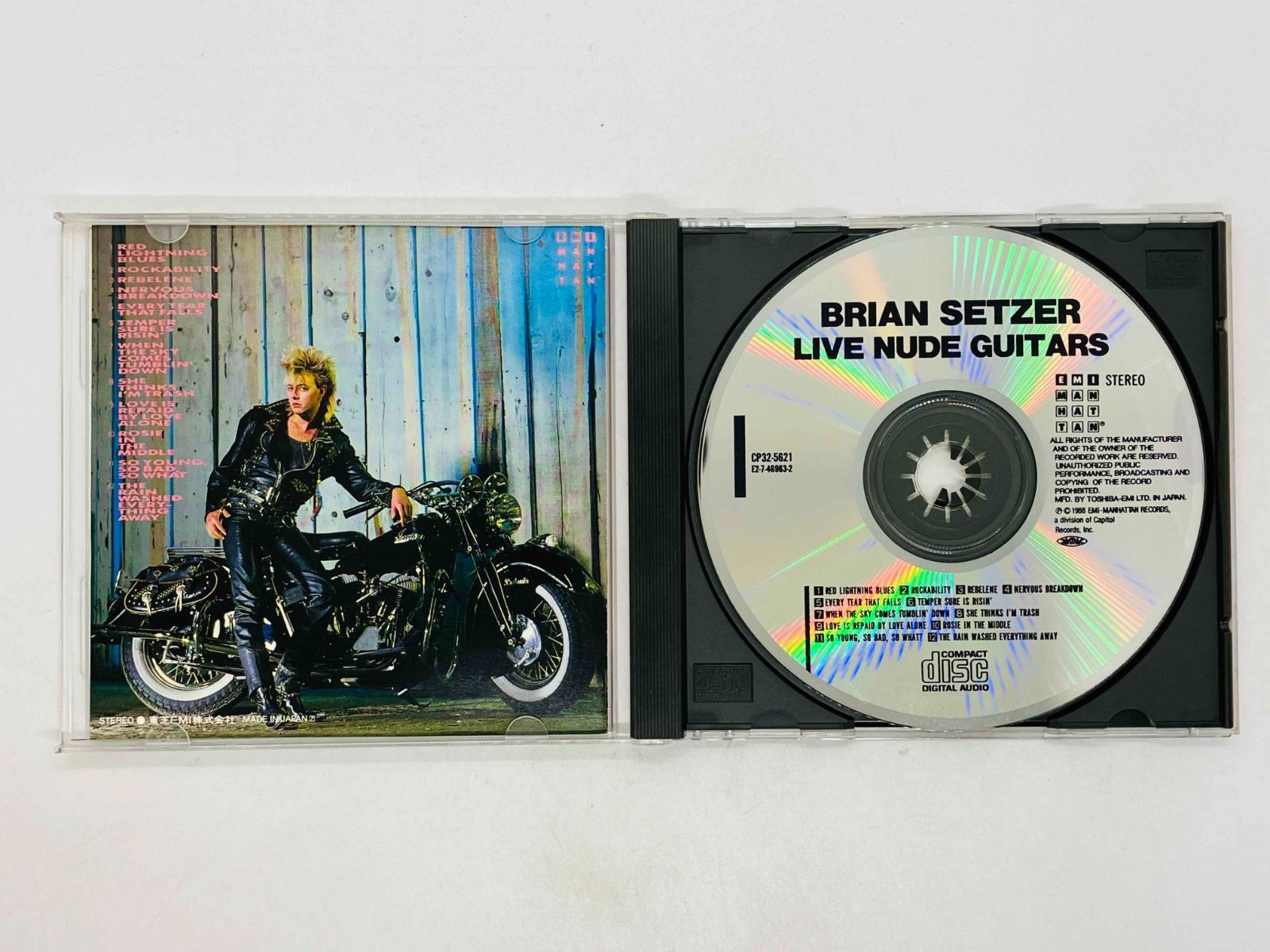 CD 旧規格 ブライアン・セッツァー / ライブ・ヌード・ギターズ