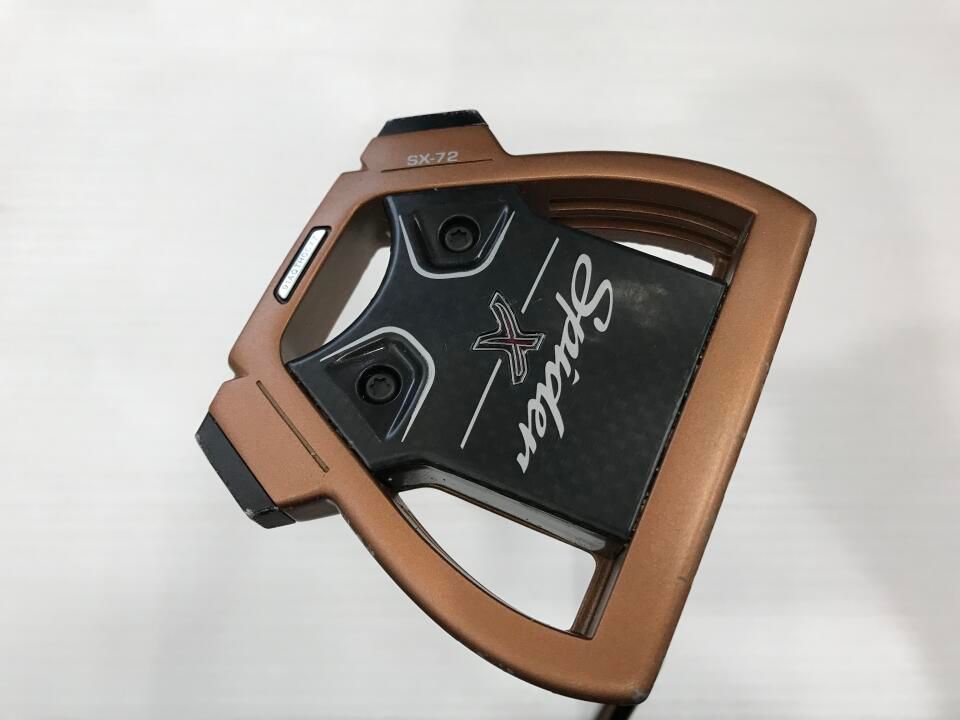テーラーメイド　【訳あり】Spider X COPPER/WHITE SINGLE BEND　パター　中古【最短即日発送】