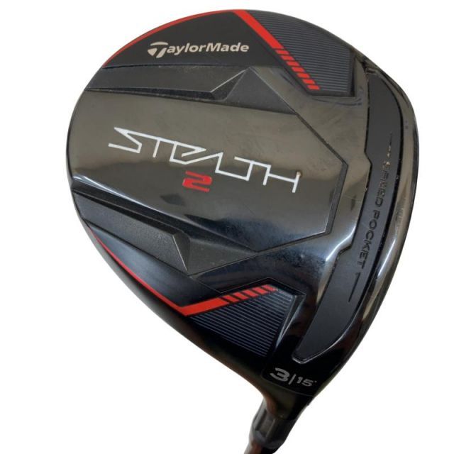 【中古】 テーラーメイド STEALTH2 3W フェアウェイウッド FW TENSEI RED TM50(STEALTH FW) (フレックスSR) メンズ 男性用 右利き 右用 Cランク ゴルフクラブ