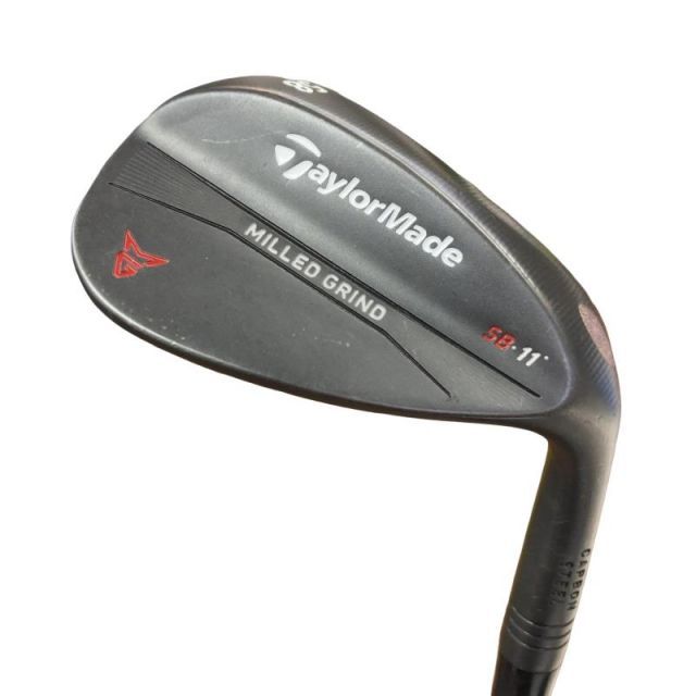 【中古】 テーラーメイド Taylor Made MILLED GRIND(ブラック) 58°/11° ウェッジ WG NS PRO 950GH (フレックスS) メンズ 男性用 右利き 右用 Cランク ゴルフクラブ
