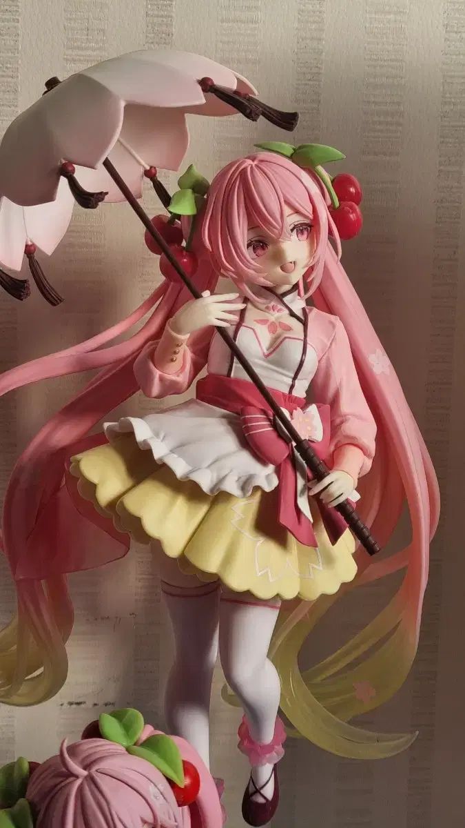 初音ミク AMP+ 桜ミク 桜ドレス Birthday2025 Party 4点 桜ミク TAITO 初音ミク AMP+ フィギュア - 桜ドレスver. AMP＋ 桜ミク