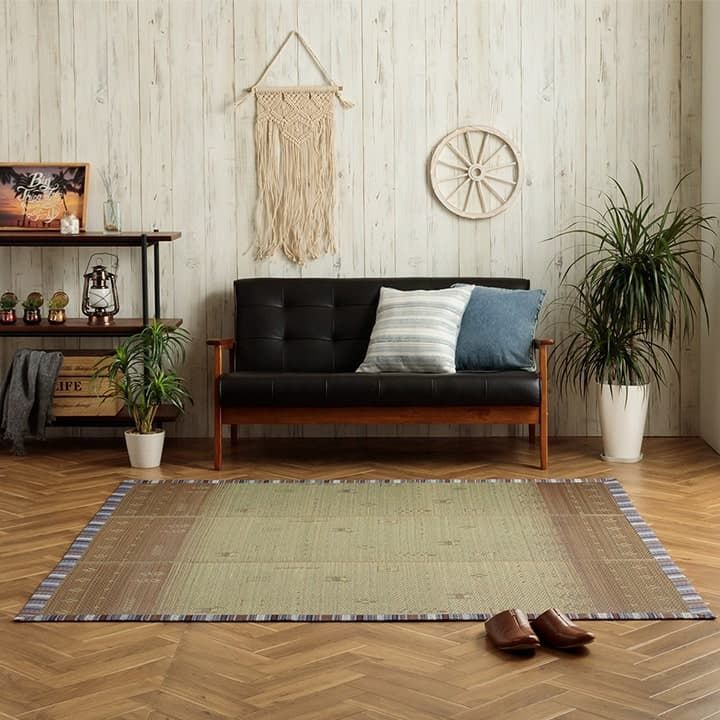超メルカリ市 期間限定 い草ラグ 3畳 180x240cm 最安値挑戦中 20%OFFサマーセール】い草ラグカーペットリンク180×240cm - メルカリ