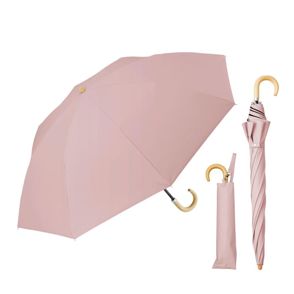 -40℃遮熱効果 COKAGE+ 日傘 折りたたみ 2段 55cm 完全遮光 生地使用 晴雨兼用 100% 遮光 遮熱率61％ 東レ サマーシールド UVカット 軽量 遮熱 耐風 撥水 コンパクト 折り畳み傘 紫外線対策 日焼け対策 メンズ レ???ィース 雨