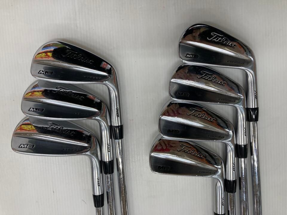 タイトリスト MB 718 AMT TOUR WHITE S200フレックス アイアンセット