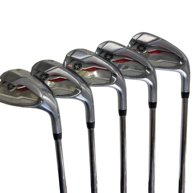 【中古】 ヤマハ RMX 218 5S アイアンセット IR 純正特注シャフト (フレックスSR) メンズ 男性用 右利き 右用 Dランク ゴルフクラブ