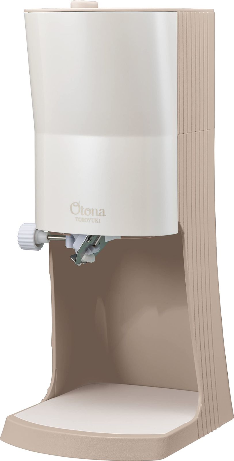 ドウシシャ(DOSHISHA) 【2023年新色】OTONA 電動ふわふわ とろ雪 かき氷器 | DTY-B3BR モカブラウン | 製氷カップ3個つき