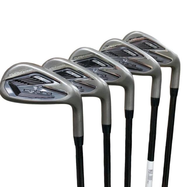 Cobra AMP-D アイアンセット 5-9, P 純正シャフトS 中古】 コブラ cobra DARKSPEED 5S アイアンセット IR SPEEDER NX for