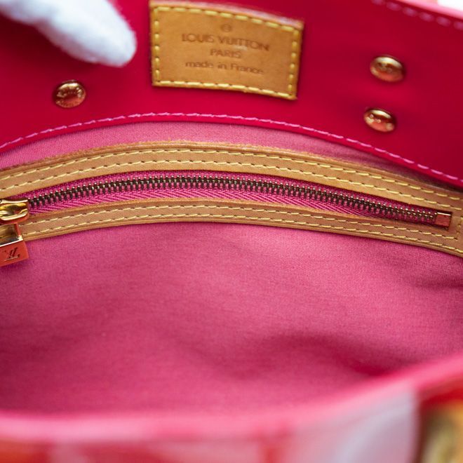LOUIS VUITTON ルイヴィトン ヴェルニ リードPM ハンドバッグ 赤