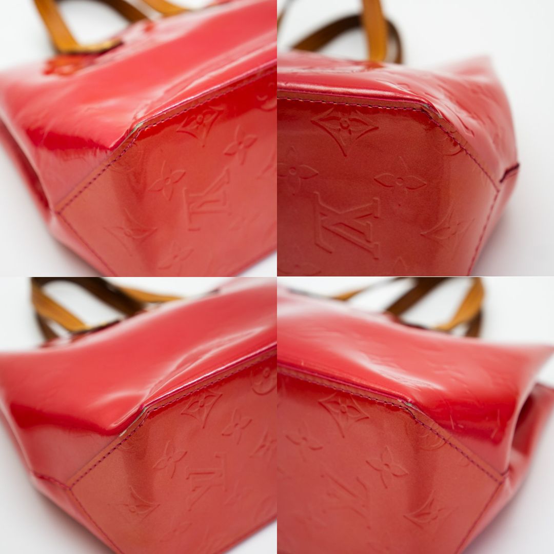 LOUIS VUITTON ルイヴィトン ヴェルニ リードPM ハンドバッグ 赤