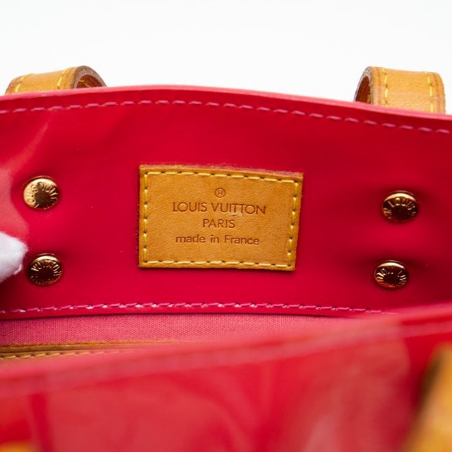 LOUIS VUITTON ルイヴィトン ヴェルニ リードPM ハンドバッグ 赤