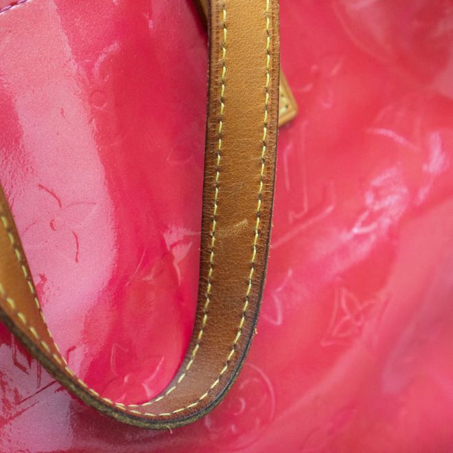 LOUIS VUITTON ルイヴィトン ヴェルニ リードPM ハンドバッグ 赤