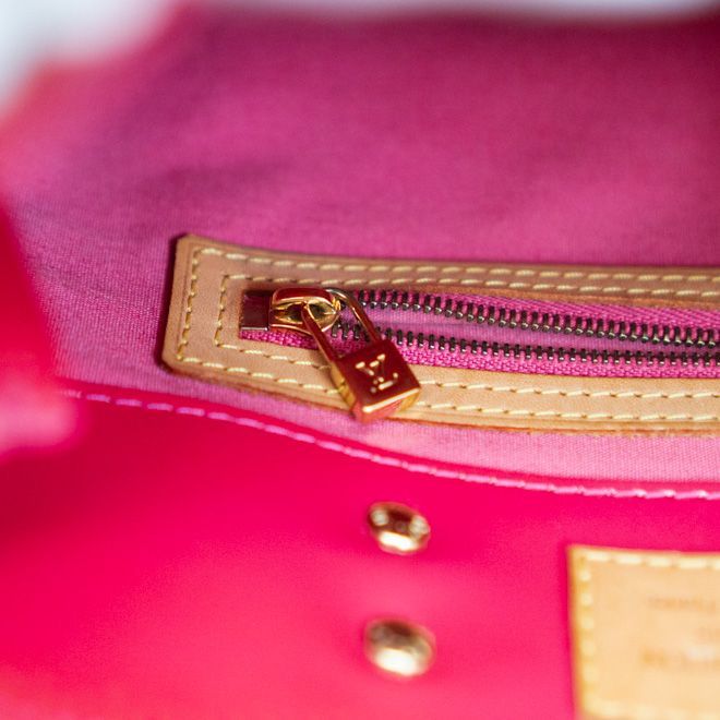 LOUIS VUITTON ルイヴィトン ヴェルニ リードPM ハンドバッグ 赤
