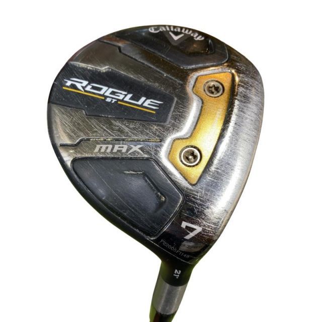 【中古】 キャロウェイ ROGUE ST MAX 7W フェアウェイウッド FW VENTUS 5 for CW(ROGUE ST FW) (フレックスR) メンズ 男性用 右利き 右用 Cランク ゴルフクラブ