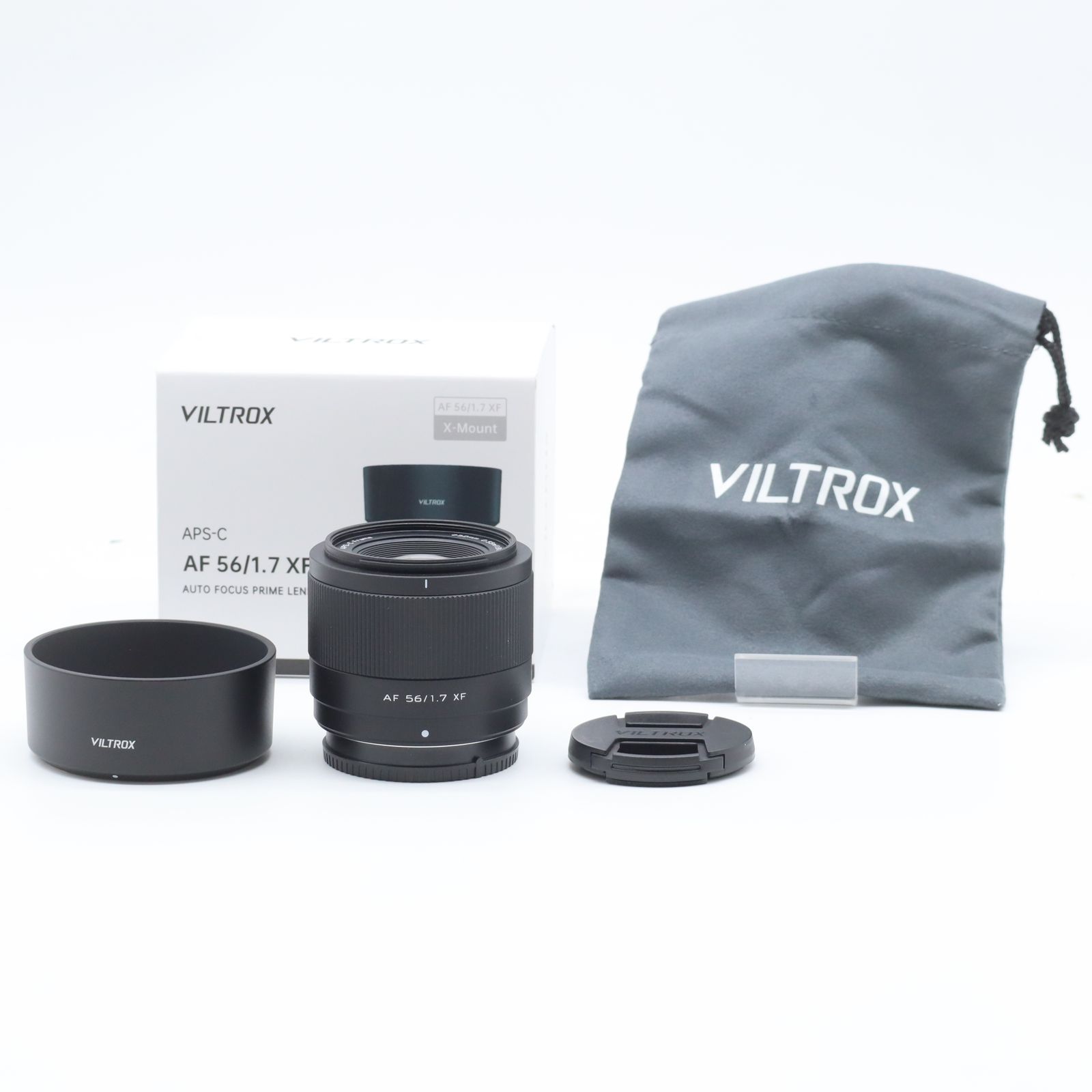 VILTROX AF 56mm F1.7 AIR STM ED IF フジフイルムX用 ブラック｜APS-C