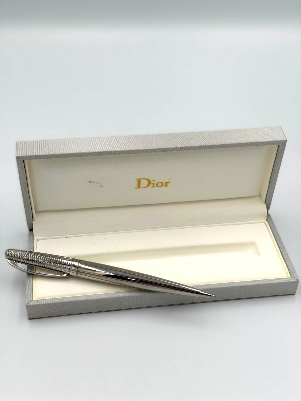 Dior ディオール ボールペン ステンレス シルバーカラー - メルカリ