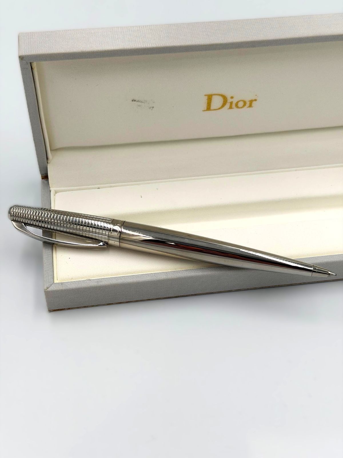 Dior ディオール ボールペン ステンレス シルバーカラー - メルカリ
