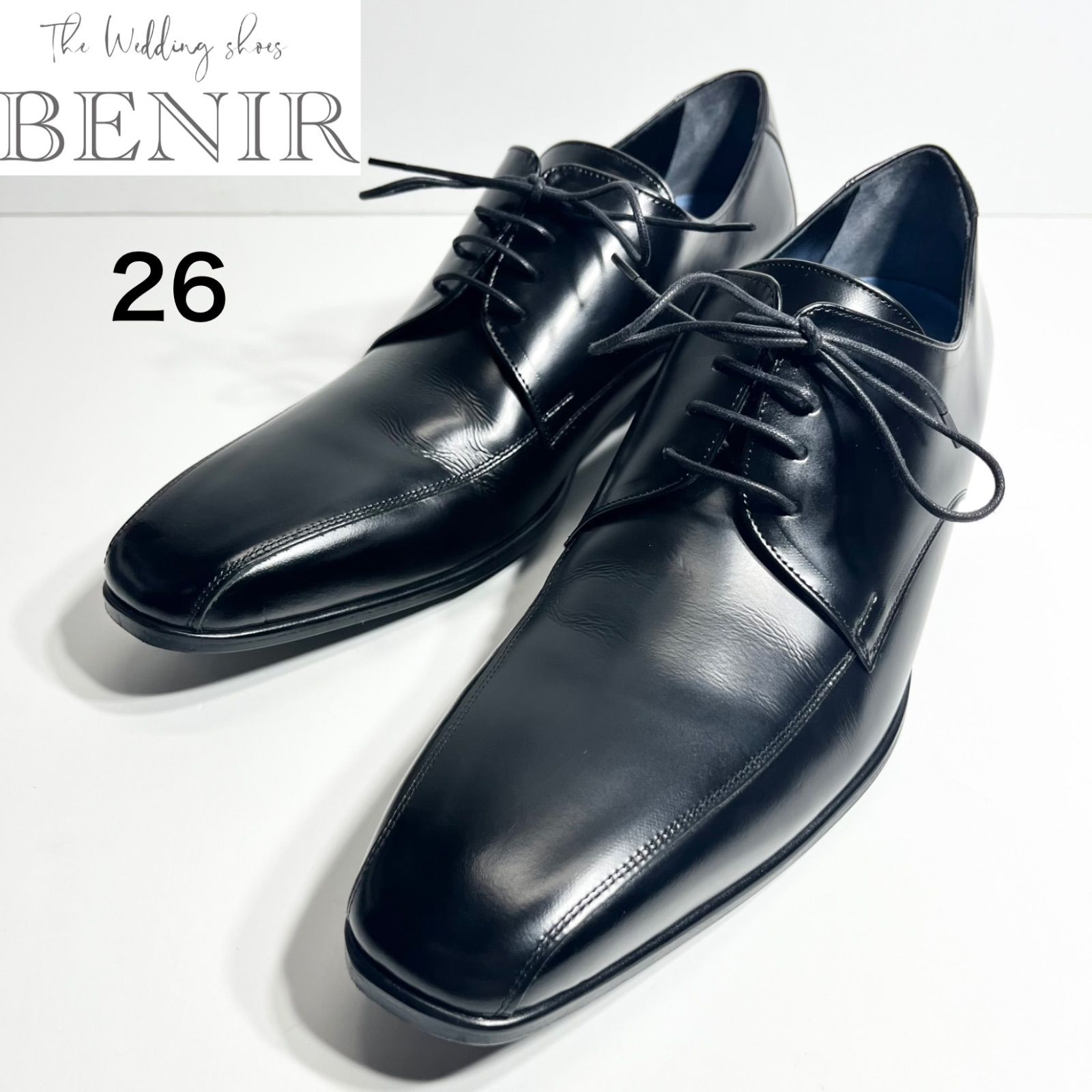 BENIR ベニル ブライダルシューズ 【極美品】新郎 26cm（6cmヒール