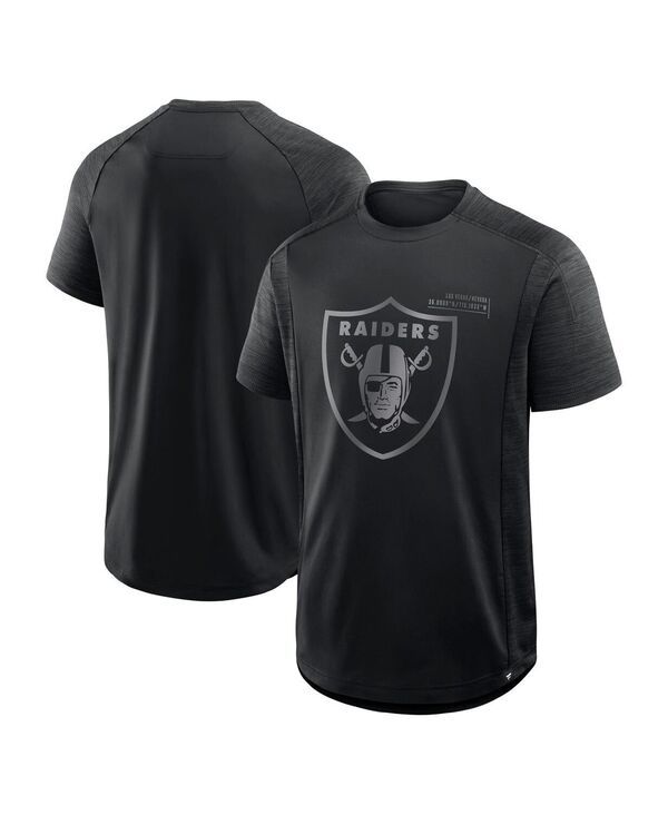 ファナティクス メンズ トップス Tシャツ Fanatics Mens Black Las Vegas Raiders Deceptive Juke TShirt Black ブラック