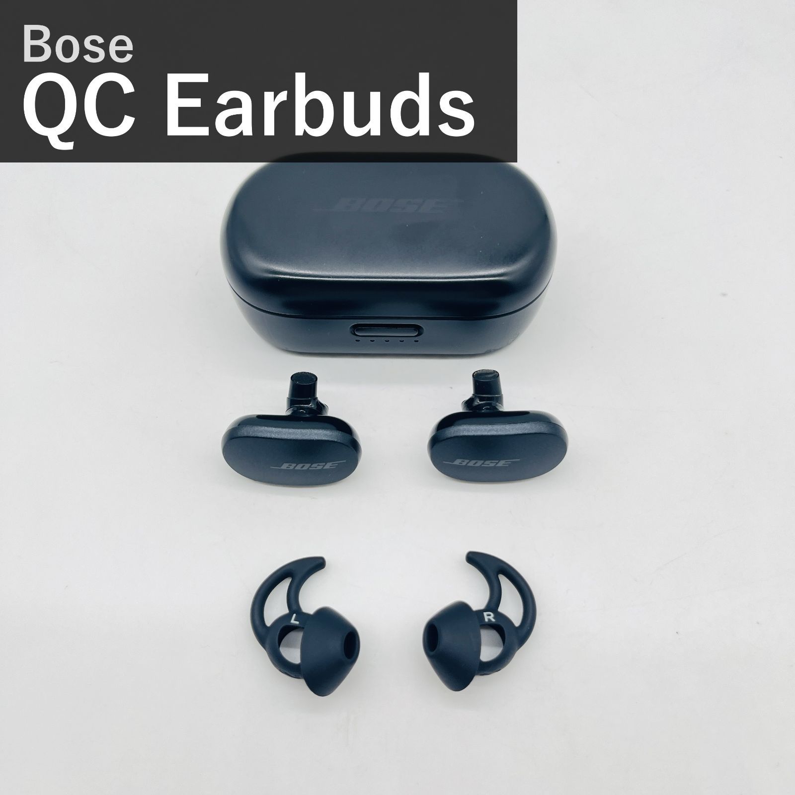 Bose QuietComfort Earbuds ボーズ ワイヤレスイヤホン QC Earbuds BLK トリプルブラック Bluetooth5.1 ノイズキャンセリング 防滴IPX4 ワイヤレス充電対応 純正