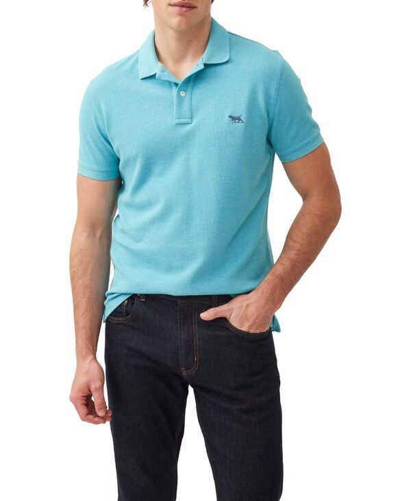 ロッドアンドグン メンズ トップス ポロシャツ スリムフィット Rodd Gunn Rodd Gunn Mens The Gunn Short Sleeve Slim Fit Polo Oasis