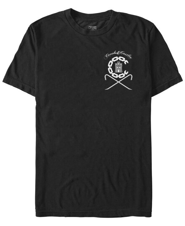 フィフスサン メンズ トップス Tシャツ コート Fifth Sun Mens Coat of Arms Short Sleeve TShirt Black ブラック
