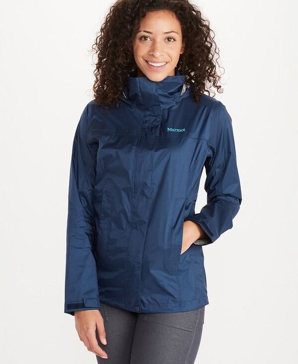 マーモット レディース アウター ジャケット・ブルゾン ジャケット Marmot Womens PreCip Eco Hooded Collar Jackets Thunderhea