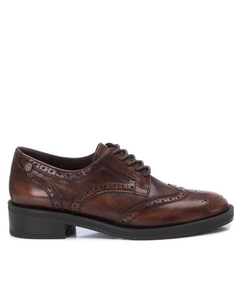 キシタイ レディース シューズ パンプス オックスフォード レザー Carmela Leather Collection Womens Oxfords by Xti Brown ブラウン