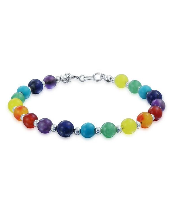 ブリング レディース アクセサリー ブレスレット・バングル・アンクレット Bling Jewelry Spiritual Multicolorful Compressed Turquoise Yoga